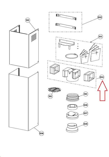 Hovedbilde C00393116 Kit filter connect + wall spacer.