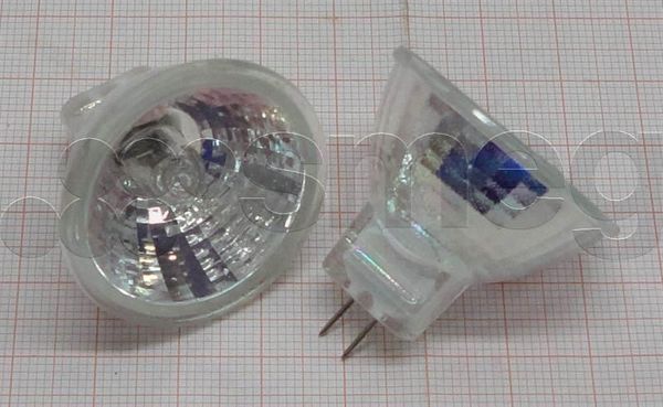 Hovedbilde 2stk. Halogenpære med reflektor, GU4, 20W, 12V
